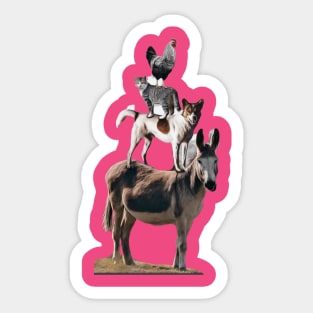 Animal Tripod Sticker